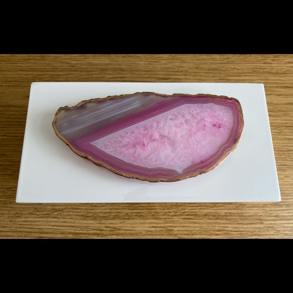 Other - Pink Stone Trinket Box
